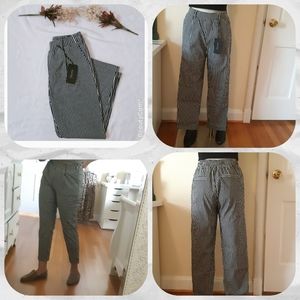 *ShineStar* Black and white stripes jogger pant